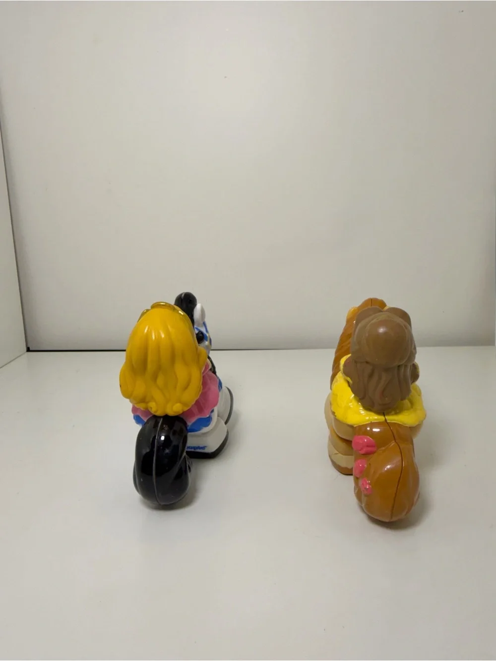 Disney Princess Aurora and bell Klip Klop Horse Little People Fisher Price toy